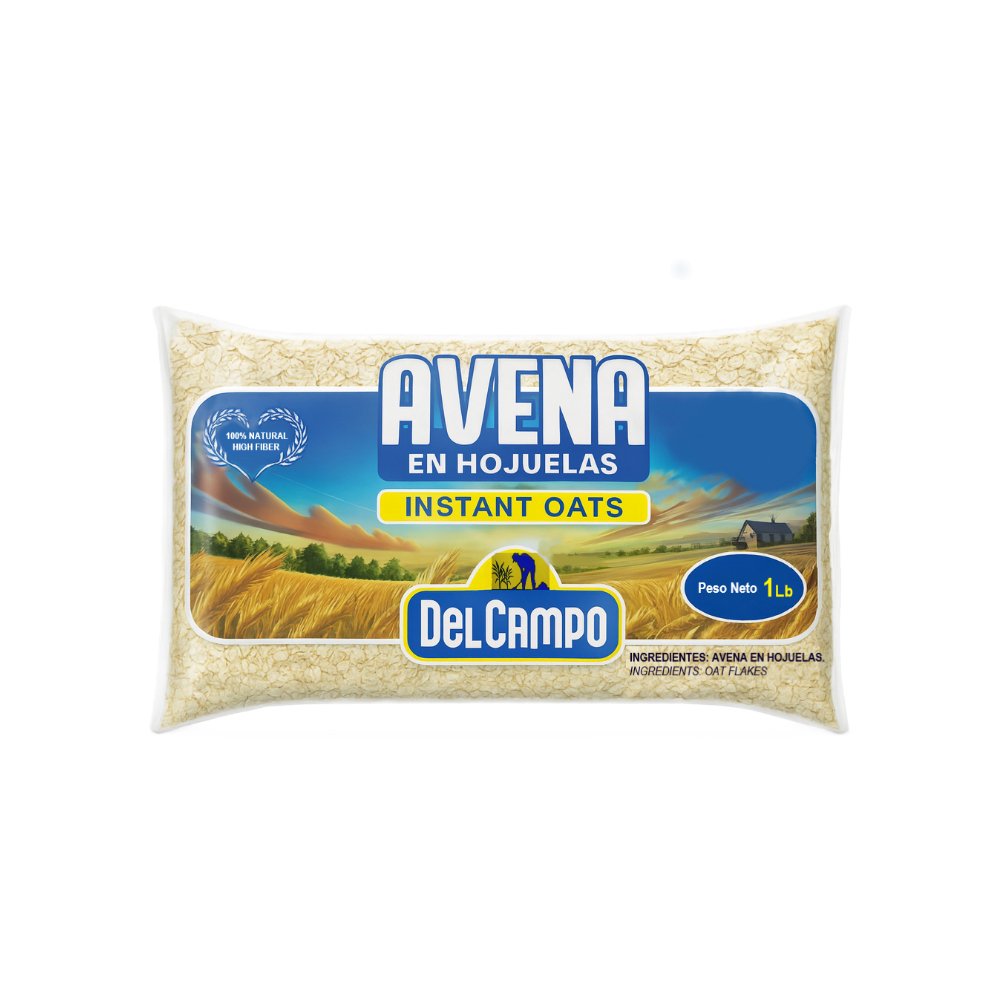 avena en hojuelas del campo