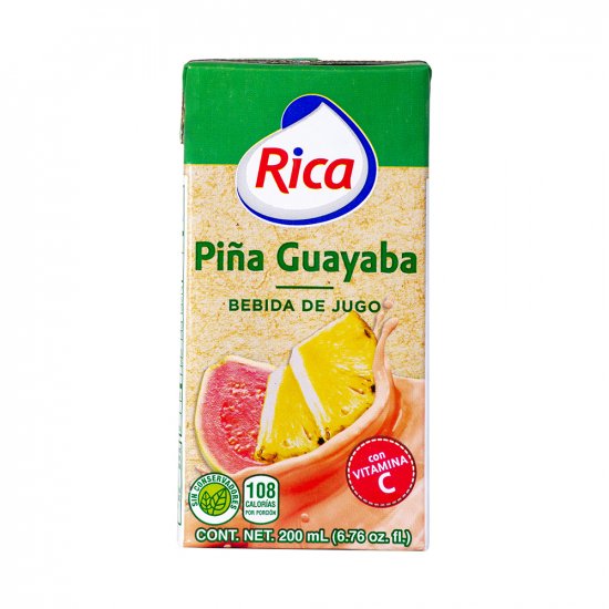 piña guayaba rica act 200 ml